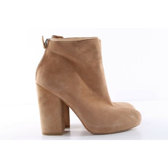 ISA TAPIA Beige Suede Ankle Boots Booties - Picture 1 of 6